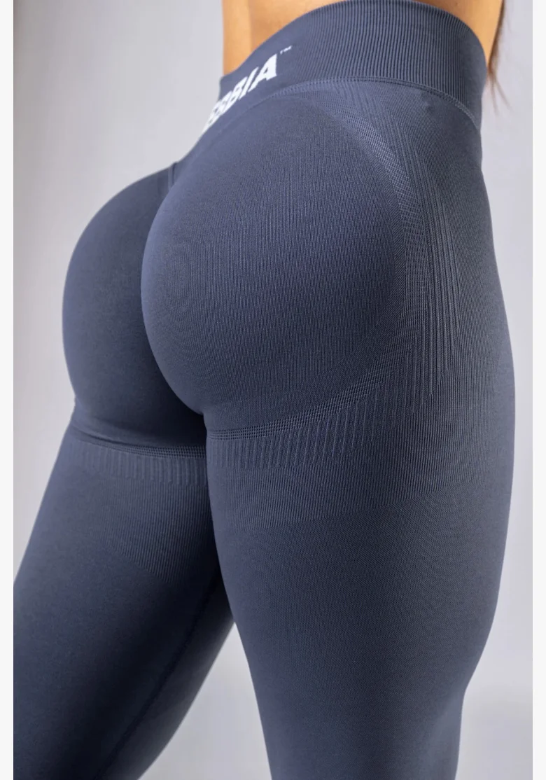 NEBBIA High-waist push-up legíny POWER šedé