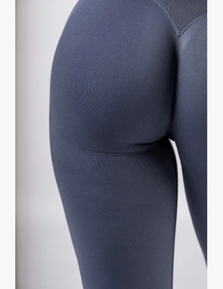 NEBBIA High-waist push-up legíny POWER šedé