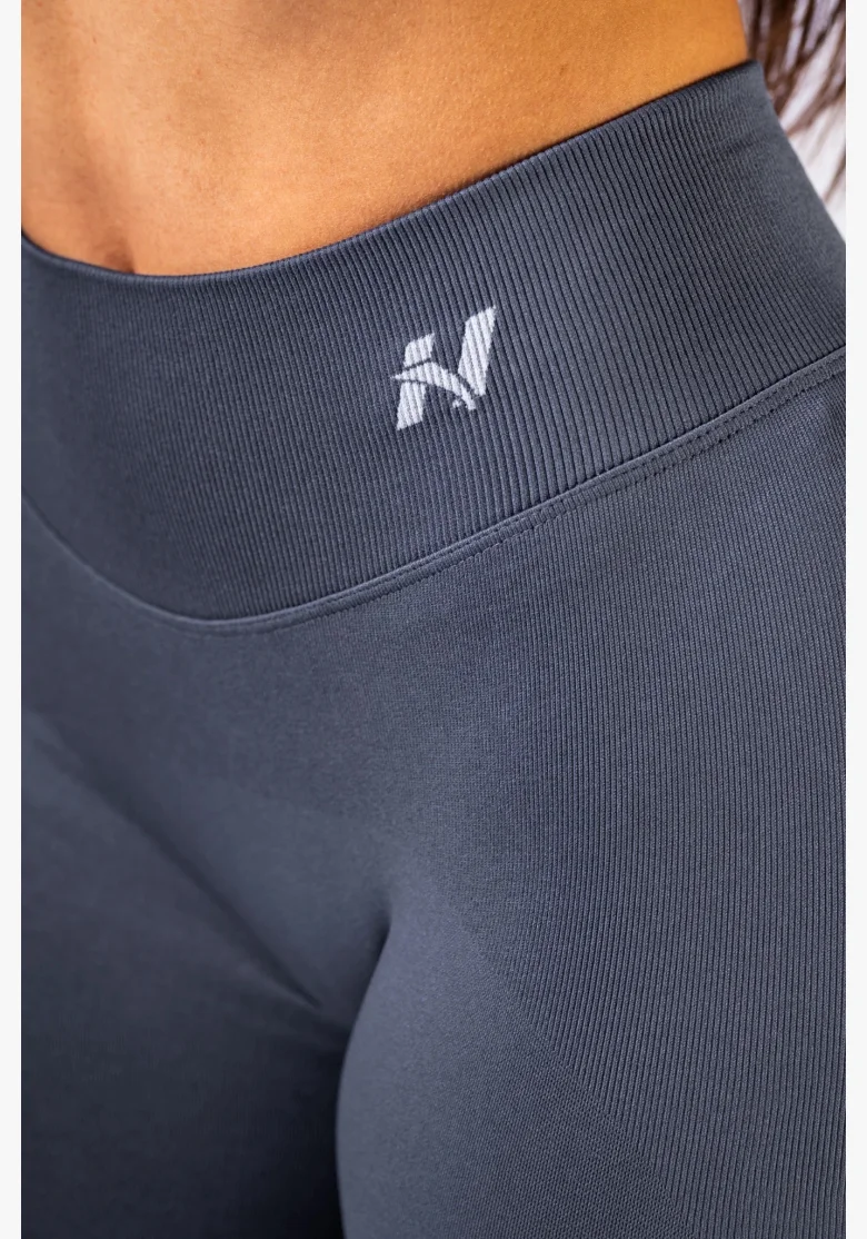 NEBBIA High-waist push-up legíny POWER šedé