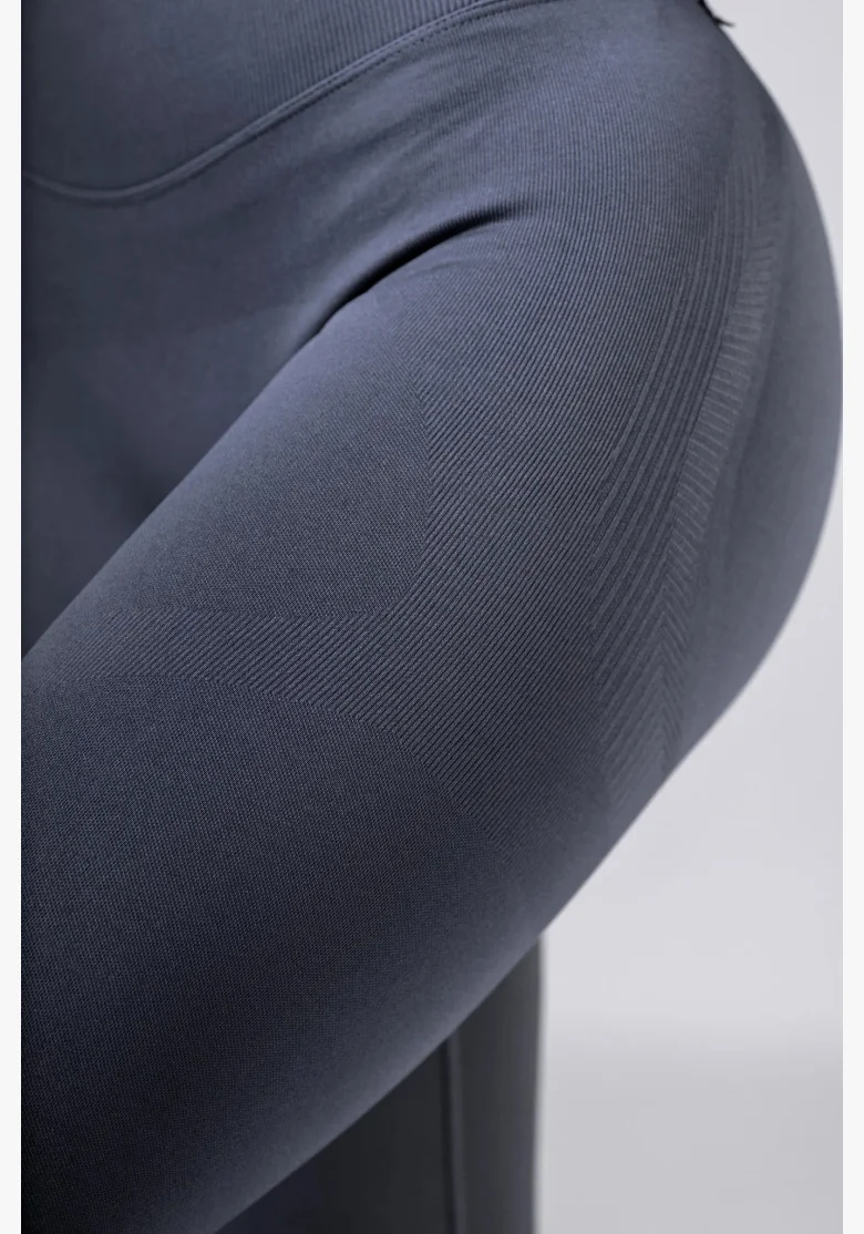 NEBBIA High-waist push-up legíny POWER šedé