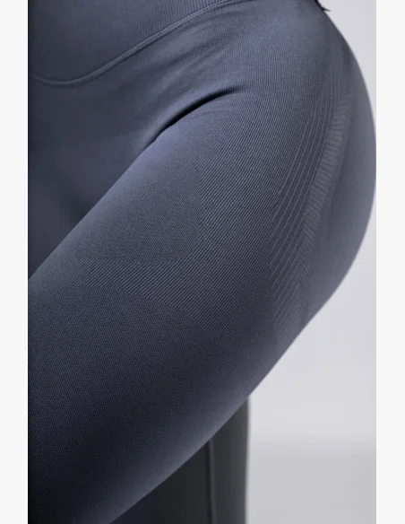 NEBBIA High-waist push-up legíny POWER šedé