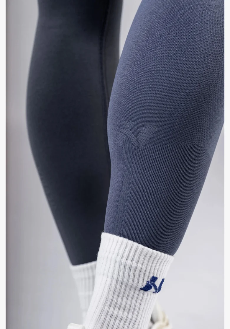 NEBBIA High-waist push-up legíny POWER šedé