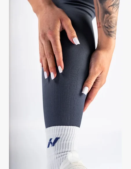 NEBBIA High-waist push-up legíny POWER šedé