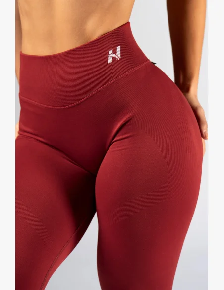 NEBBIA High-waist push-up legíny POWER  červené