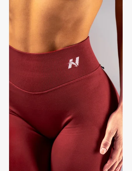 NEBBIA High-waist push-up legíny POWER  červené
