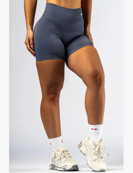 NEBBIA High-waist push-up šortky POWER šedé