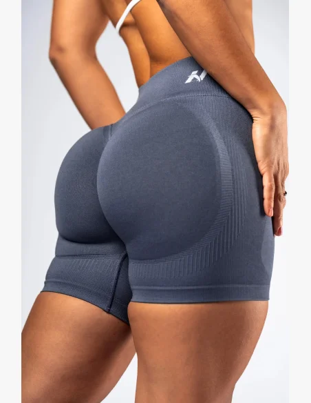 NEBBIA High-waist push-up šortky POWER šedé