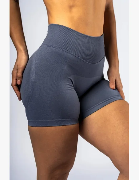 NEBBIA High-waist push-up šortky POWER šedé