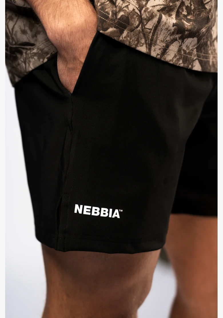 NEBBIA Tréninkové šortky POWER černé