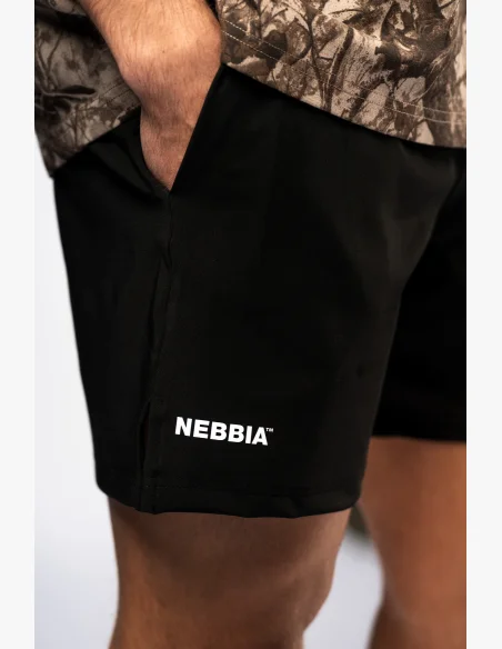 NEBBIA Tréninkové šortky POWER černé