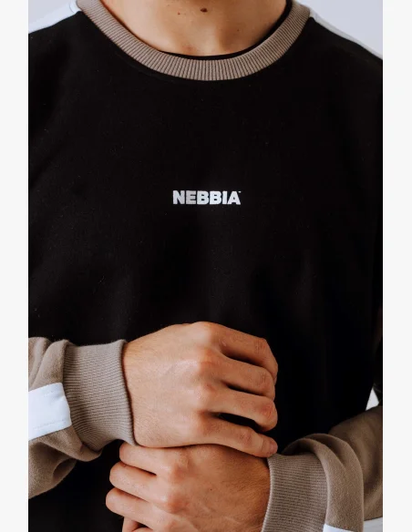 NEBBIA Relaxed fit mikina POWER béžová