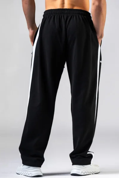NEBBIA Relaxed fit tepláky POWER černé 2