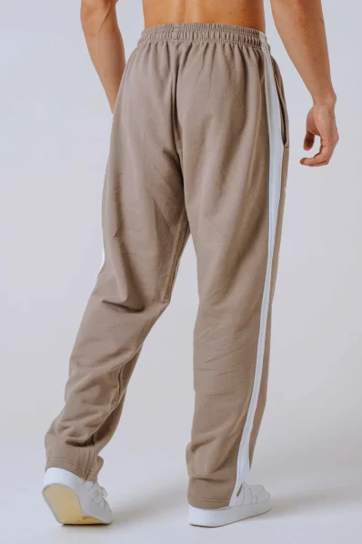 NEBBIA Relaxed fit tepláky POWER béžové 2