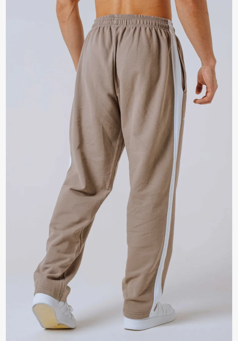 NEBBIA Relaxed fit tepláky POWER béžové
