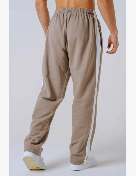NEBBIA Relaxed fit tepláky POWER béžové