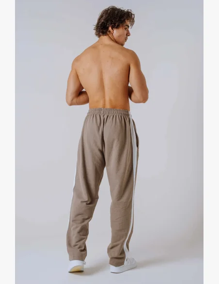 NEBBIA Relaxed fit tepláky POWER béžové