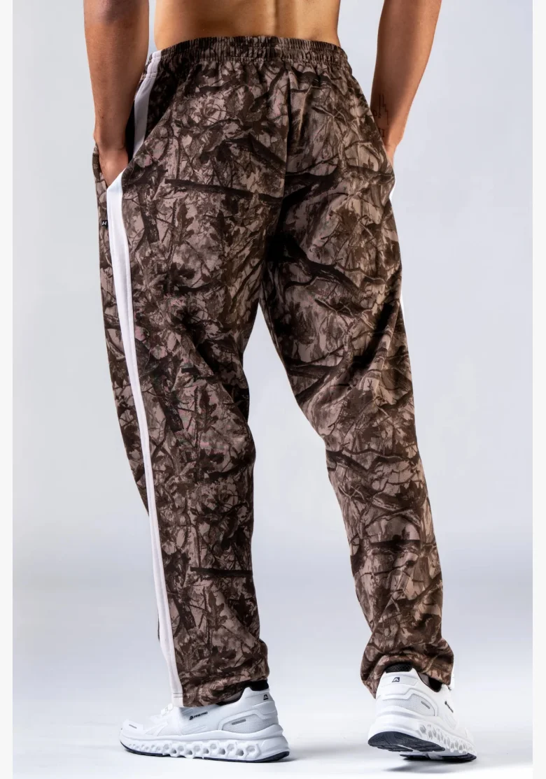 NEBBIA Relaxed fit tepláky POWER camo bledé
