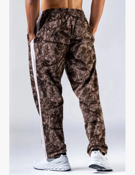 NEBBIA Relaxed fit tepláky POWER camo bledé