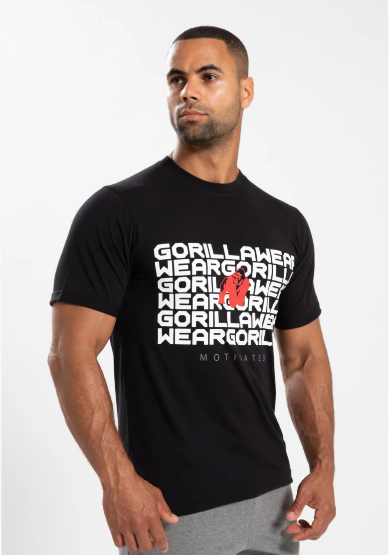 Gorilla Wear Pánské tričko Bradley černé