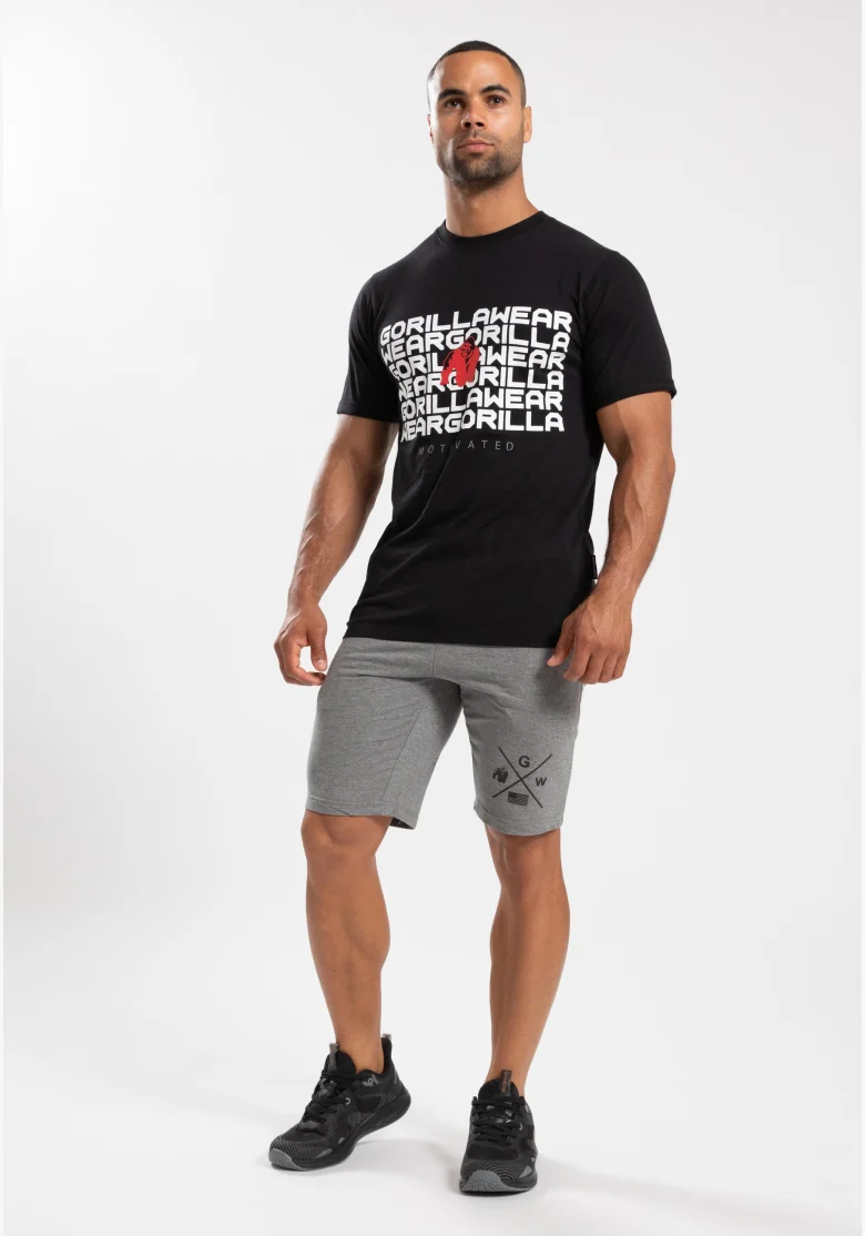 Gorilla Wear Pánské tričko Bradley černé