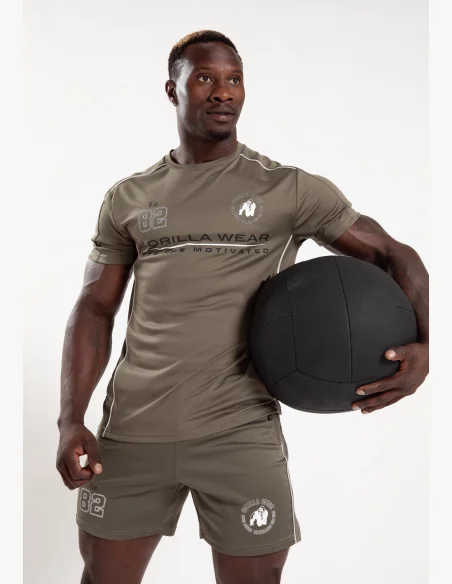 Gorilla Wear pánské tričko Broxton – army zelená