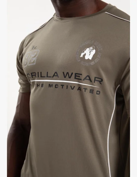 Gorilla Wear pánské tričko Broxton – army zelená
