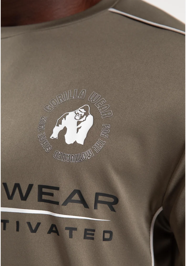 Gorilla Wear pánské tričko Broxton – army zelená