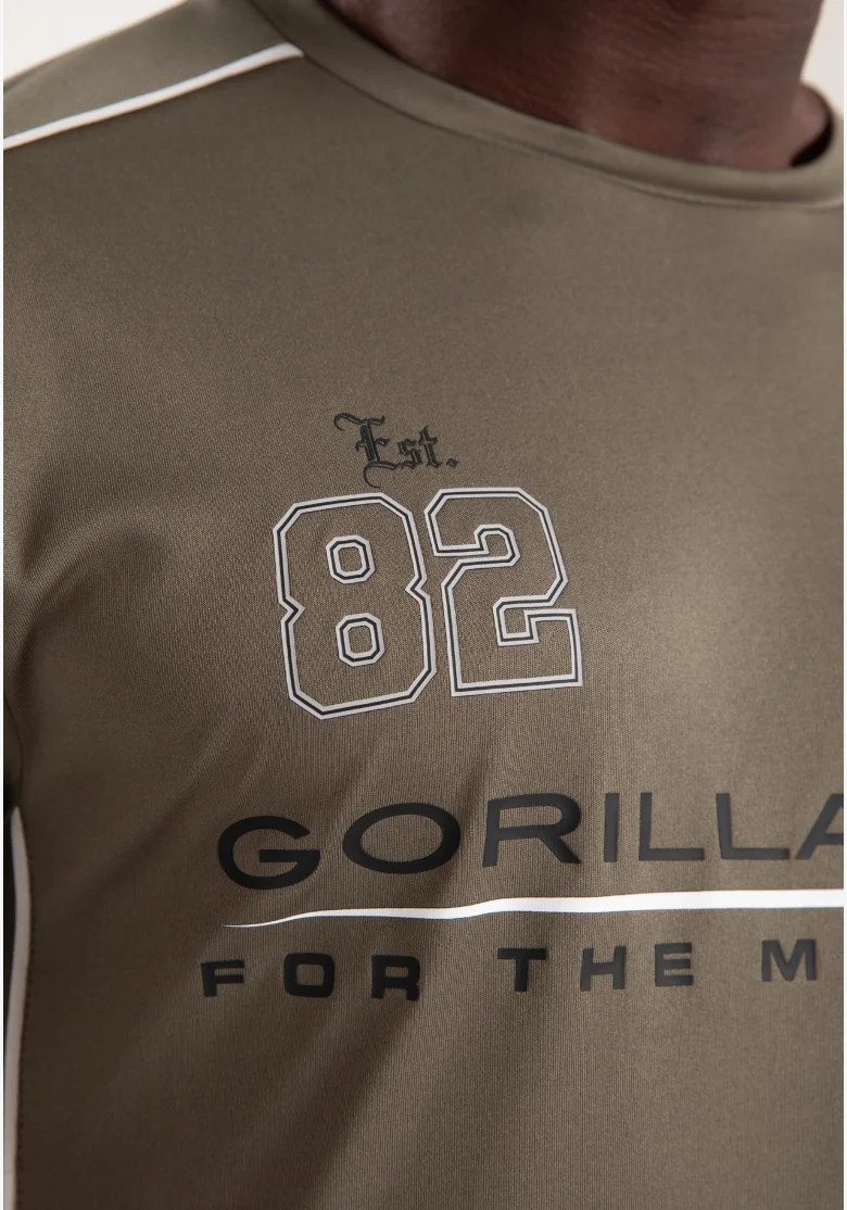 Gorilla Wear pánské tričko Broxton – army zelená