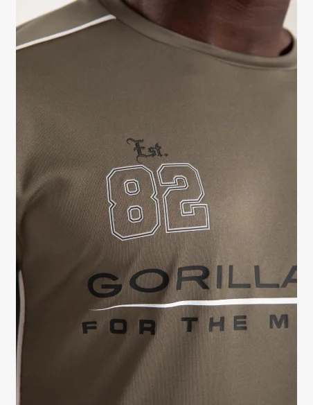 Gorilla Wear pánské tričko Broxton – army zelená