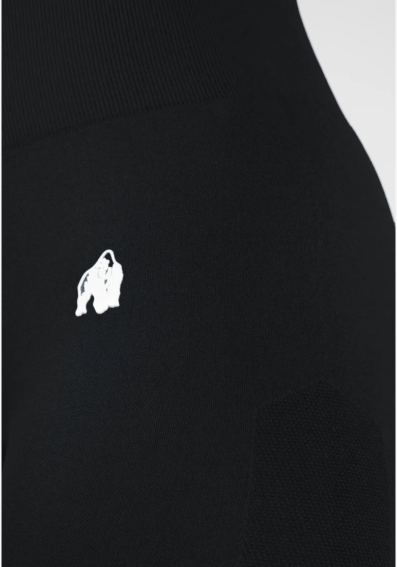 Gorilla Wear Dámské bezešvé legíny Hilton – černá