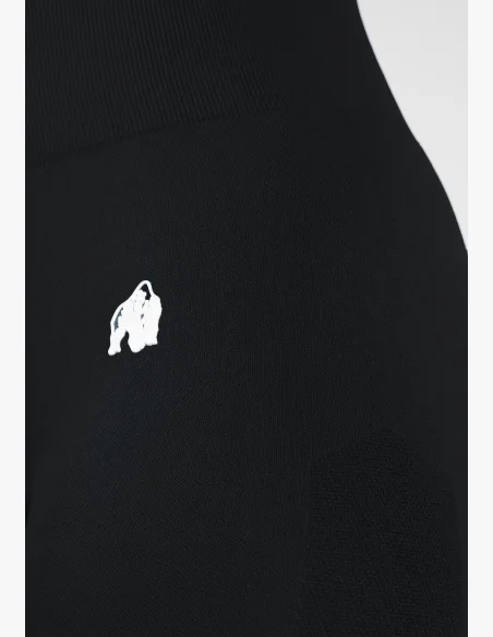 Gorilla Wear Dámské bezešvé legíny Hilton – černá