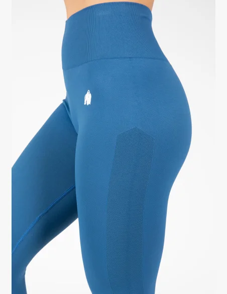 Gorilla Wear Dámské bezešvé legíny Hilton – modrá
