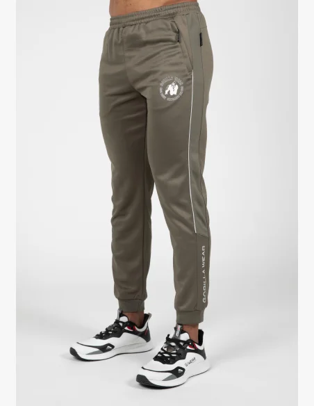 Gorilla Wear Pánské tepláky Broxton – army zelená