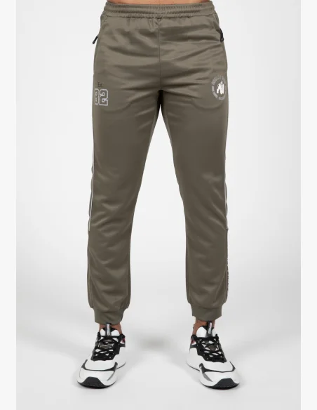 Gorilla Wear Pánské tepláky Broxton – army zelená