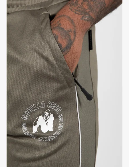 Gorilla Wear Pánské tepláky Broxton – army zelená