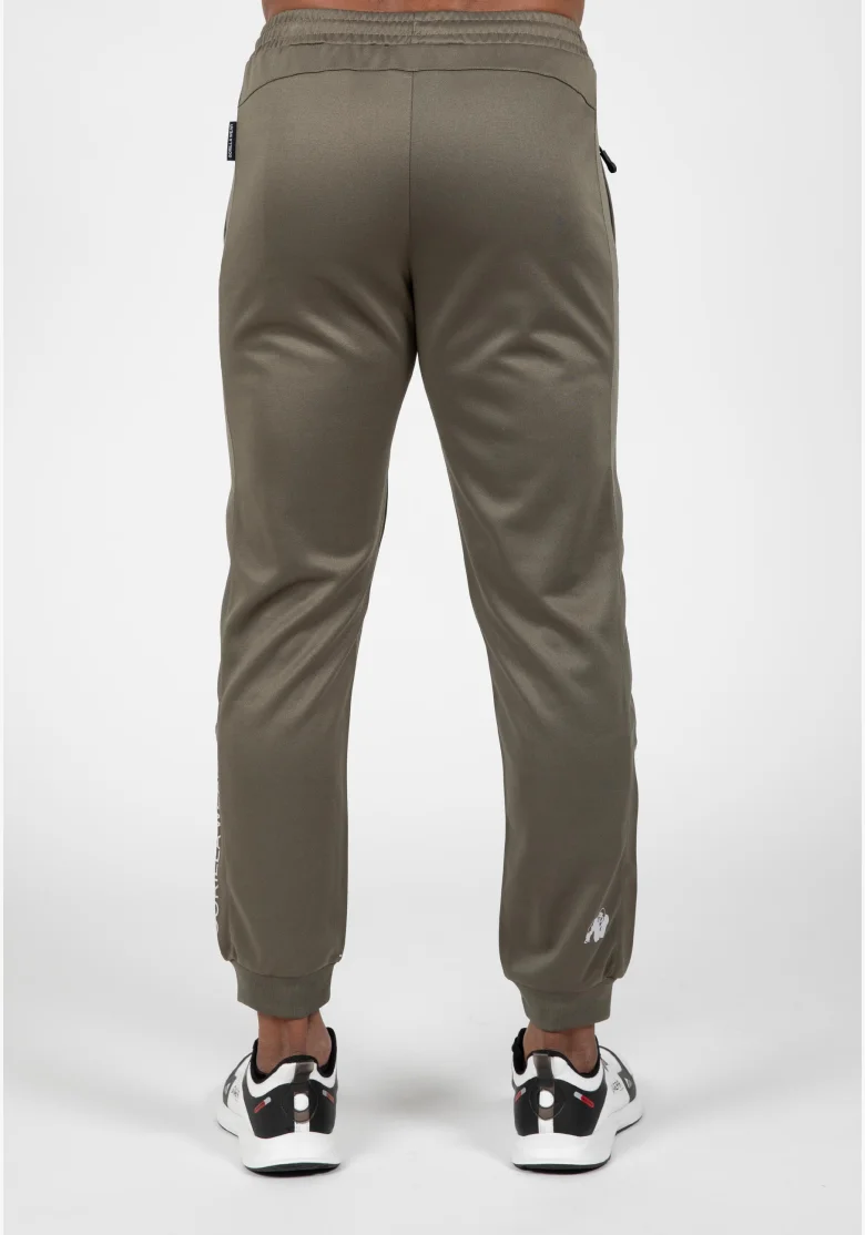 Gorilla Wear Pánské tepláky Broxton – army zelená
