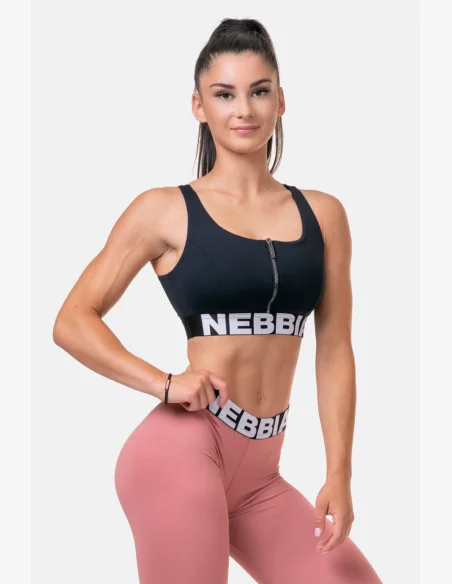 NEBBIA • Smart Zip sportovní podprsenka • NEBBIAshop.cz