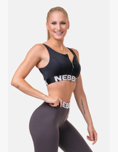 NEBBIA • Smart Zip sportovní podprsenka • NEBBIAshop.cz