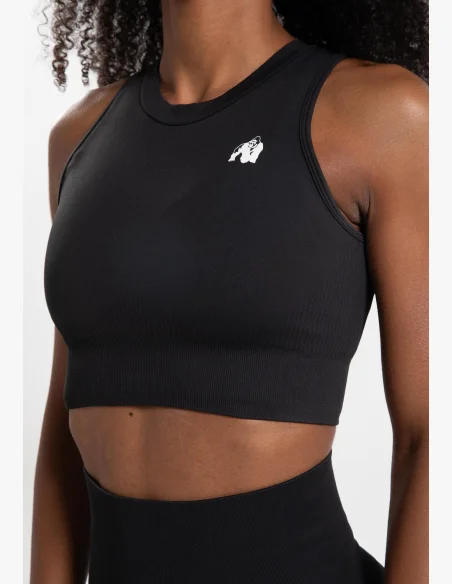 Gorilla Wear dámský crop top Olivia – černý