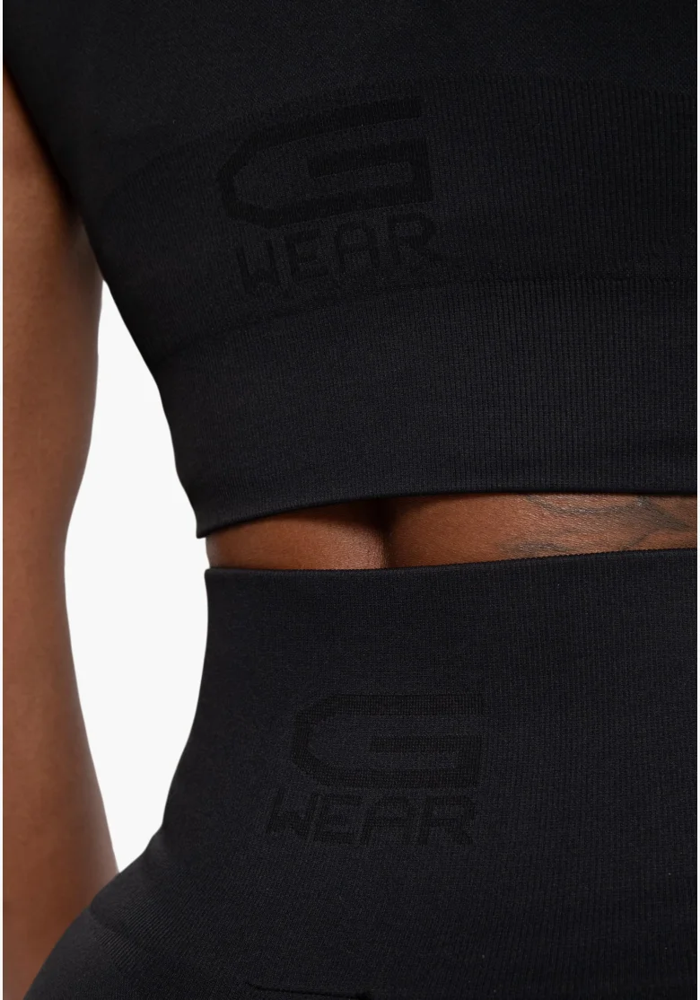 Gorilla Wear dámský crop top Olivia – černý