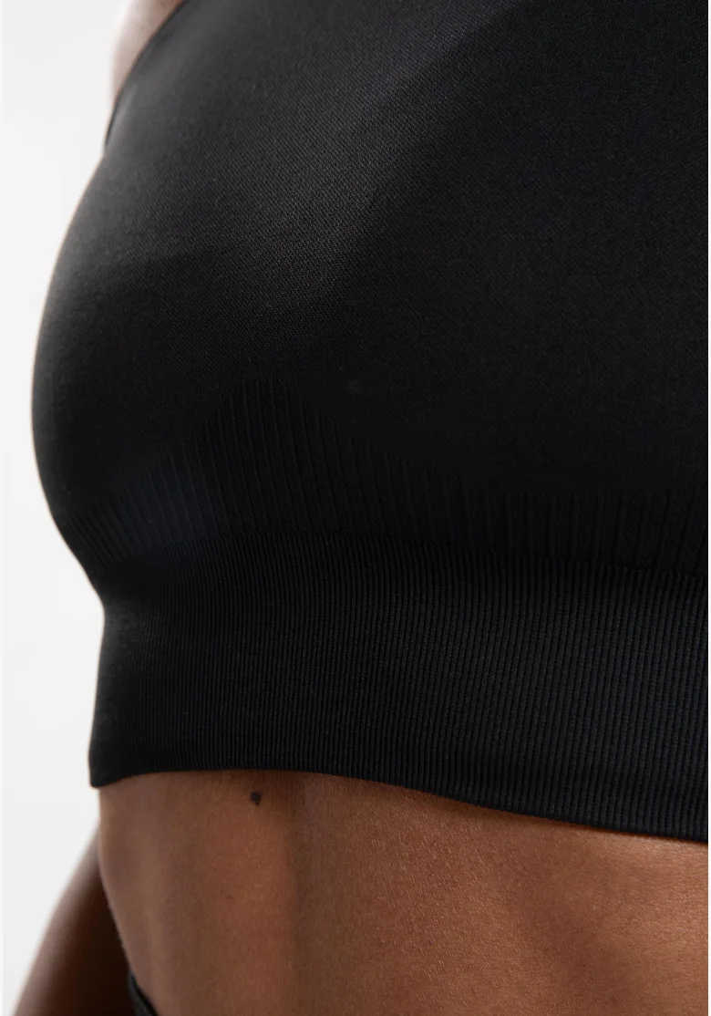 Gorilla Wear dámský crop top Olivia – černý
