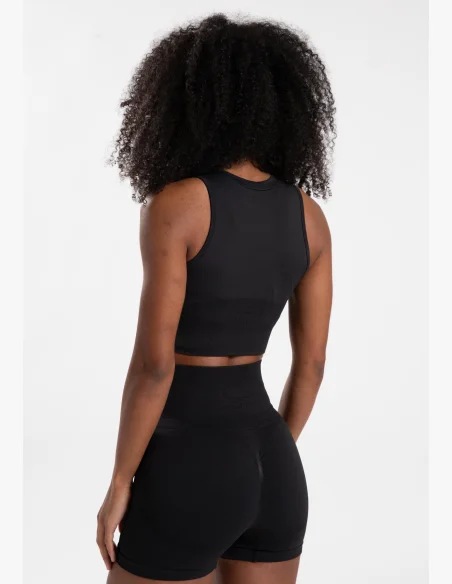 Gorilla Wear dámský crop top Olivia – černý