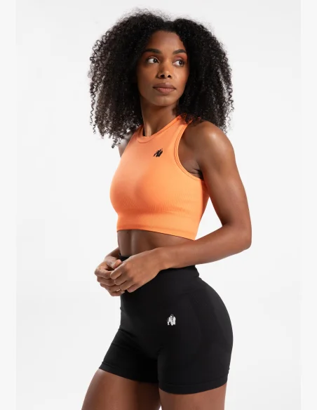 Gorilla Wear dámský crop top Olivia – broskvová