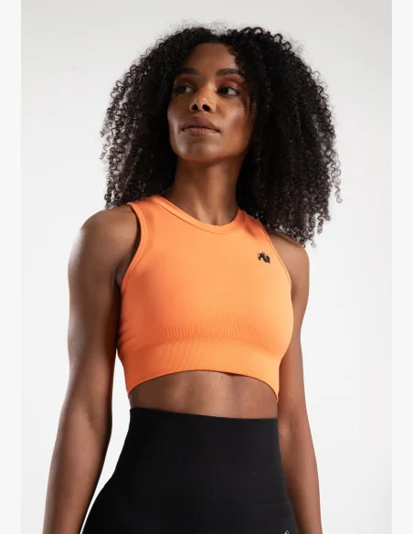 Gorilla Wear dámský crop top Olivia – broskvová