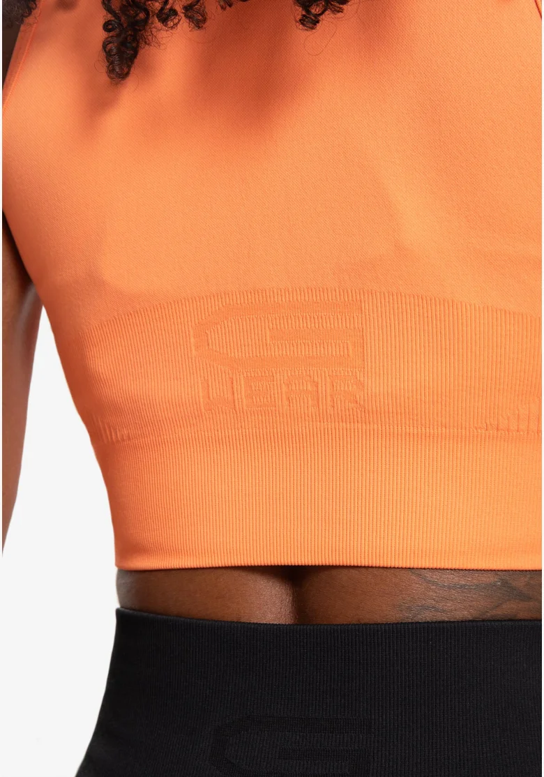 Gorilla Wear dámský crop top Olivia – broskvová