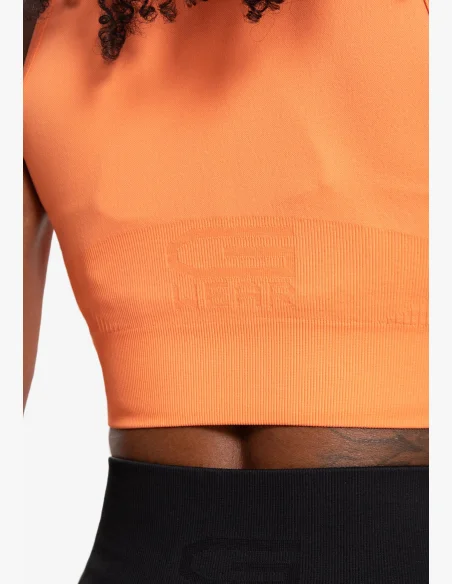 Gorilla Wear dámský crop top Olivia – broskvová