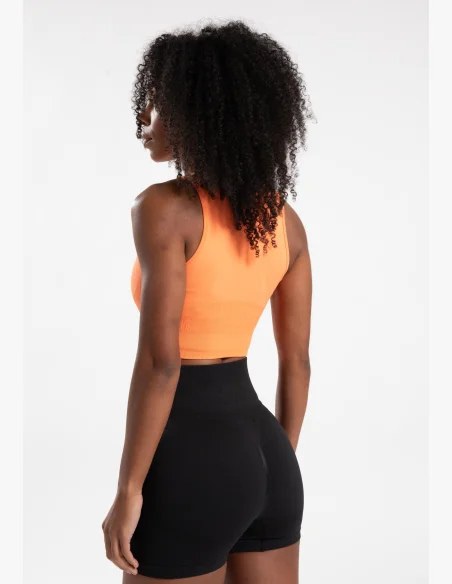 Gorilla Wear dámský crop top Olivia – broskvová