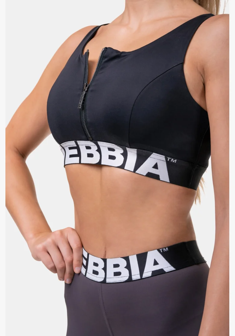 NEBBIA • Smart Zip sportovní podprsenka • NEBBIAshop.cz