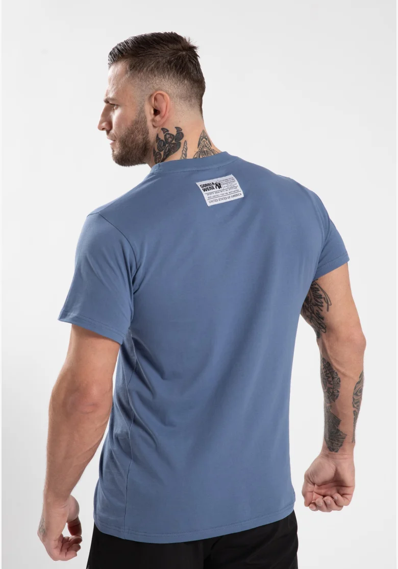 Gorilla Wear pánské tričko Classic – Coronet modrá