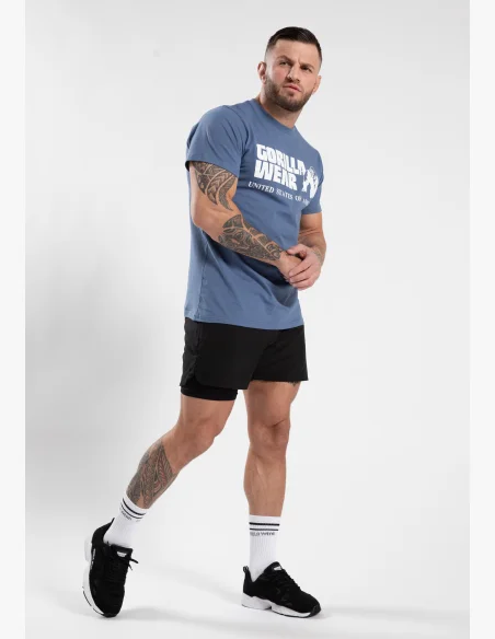 Gorilla Wear pánské tričko Classic – Coronet modrá